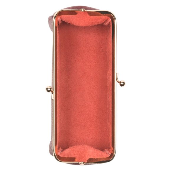 MARLON Made In Italy Leather Kiss Lock Pouch
